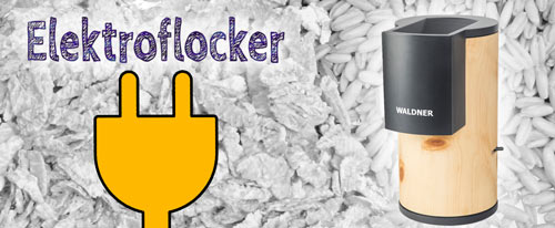 Elektroflocker - Elektrische Flockenquetschen Elektroflocker - Elektrische Flockenquetschen